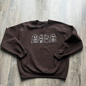 Boutique Brown Halloween Sweater